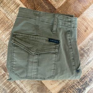 Sanctuary olive green ankle length pants - size 25